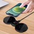 H20 3 in 1 15W Wireless Charger Schnellladestation Halterung für Smartphone/Smartwatch/Ohrhörer