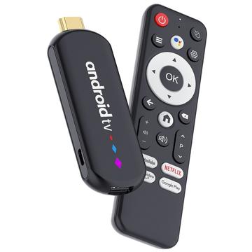 H96 MAX S905L3 4K HDR Android 14 TV Stick mit WiFi 6 - Schwarz