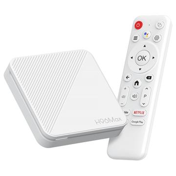 H96 Max H313 4K Ultra HD Android TV Box mit Sprachfernbedienung - Weiß