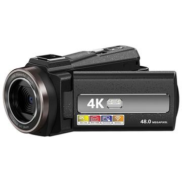 HDV-254KM 4K-Digitalvideokamera mit 16fachem Zoom, WiFi - Schwarz