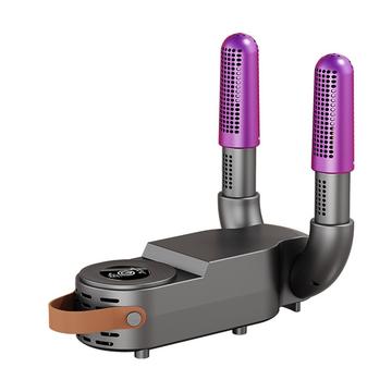 HXQ-07 Klappbarer Schuhtrockner mit intelligentem Timer - 130W - Grau