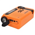 HanRongDa HRD-900 Campingradio mit Taschenlampe und SOS-Alarm - Orange