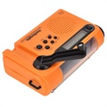HanRongDa HRD-900 Campingradio mit Taschenlampe und SOS-Alarm - Orange