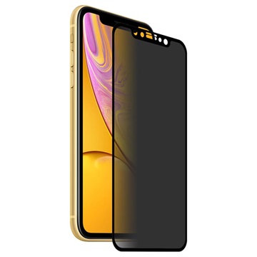 Hat Prince Anti-Spy iPhone XR / iPhone 11 Displayschutzfolie aus gehärtetem Glas