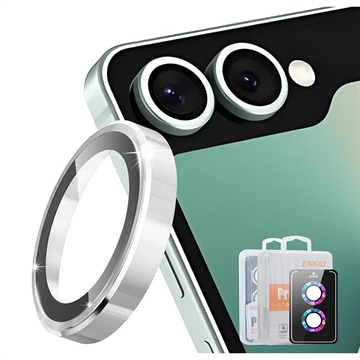 Samsung Galaxy Z Flip8 Hat Prince Kameraobjektiv Panzerglas - Silber