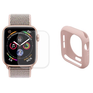 Hat Prince Apple Watch Series SE/6/5/4 Full Schutz-Set - 40mm - Rosa