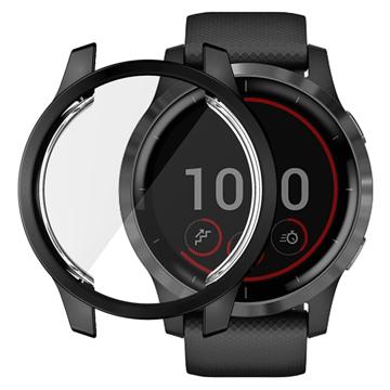 Hat Prince Garmin Venu 2 TPU Hülle mit Displayschutz - 45mm - Schwarz