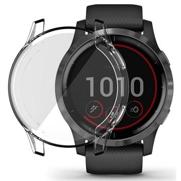 Hat Prince Garmin Venu 2S TPU Hülle mit Displayschutz - 45mm - Durchsichtig