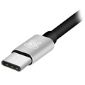 Hat Prince HC-13 USB-C / 3.5mm & Typ-C Audio Adapter - Silber