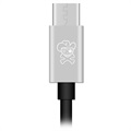 Hat Prince HC-13 USB-C / 3.5mm & Typ-C Audio Adapter - Silber