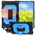 Samsung Galaxy Tab A 10.1 (2019) Heavy Duty 360 Hülle mit Handschlaufe - Blau / Schwarz