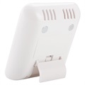 Hochpräzises Digital-Thermometer / Luftfeuchtigkeitsmessgerät TS-9909 - Weiß