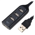 Hochgeschwindigkeits-USB-Hub mit 4 Anschlüssen 2.0 - 480Mbps