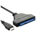 Hochgeschwindigkeits USB-C zu SATA 2.5" Kabel Adapter - Schwarz