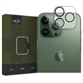 iPhone 15 Pro/15 Pro Max Hofi Cam Pro+ Kameraobjektivschutz aus Gehärtetem Glas - Durchsichtig / Schwarz