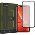 iPhone 11/XR Hofi Hybrid Pro+ Panzerglas - Schwarz Rand