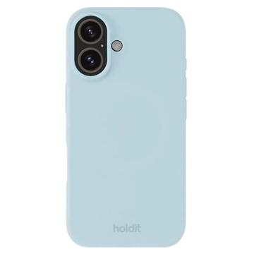 iPhone 16 Holdit Silikonhülle - Mineralblau