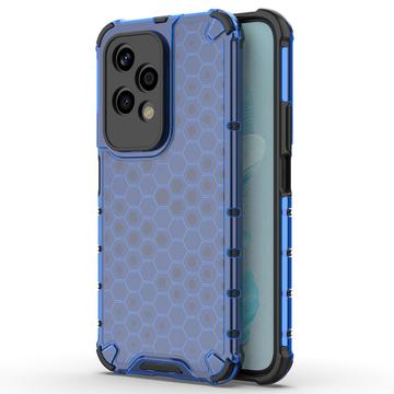 Honor 200 Lite Honeycomb Armored Hybrid Hülle - Blau