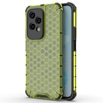 Honor 200 Lite Honeycomb Armored Hybrid Hülle - Grün