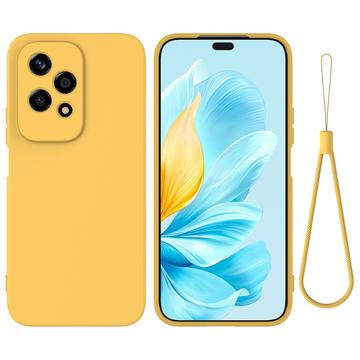 Honor 200 Lite Liquid Silikonhülle - Gelb