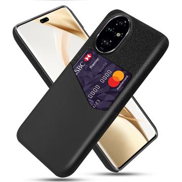 Honor 200 Pro KSQ Hülle mit Kartenhalter - Schwarz