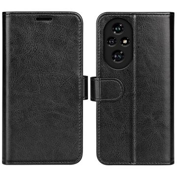 Honor 200 Pro Wallet Schutzhülle mit Magnetverschluss (Offene Verpackung - Ausgezeichnet) - Schwarz