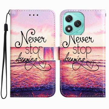 Honor 400 Lite Wonder Serie Wallet Hülle - Nie aufhören zu träumen