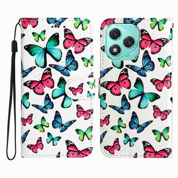 Honor 400 Lite Wonder Serie Wallet Hülle - Bunte Schmetterlinge