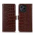 Honor 400 Lite Crocodile Serie Lederhülle mit Geldbörse mit RFID