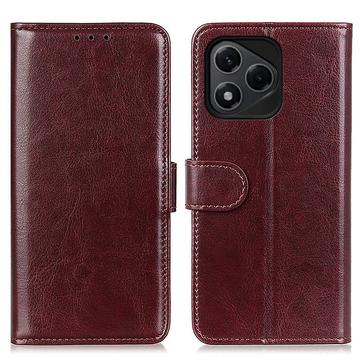 Honor 400 Lite Wallet Schutzhülle mit Magnetverschluss - braun