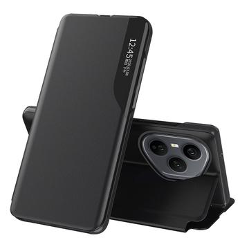 Honor 400 Pro Smart Clear View Flip Hülle - Schwarz