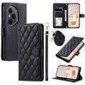 Honor 400 Pro Luxus Gesteppte Wallet Hülle