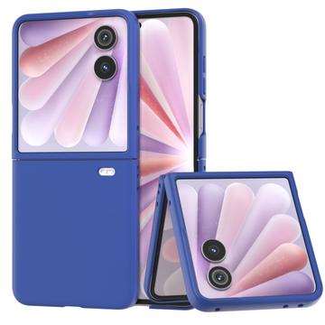 Honor Magic V Flip 2 Gummierte Kunststoff Hülle - Blau