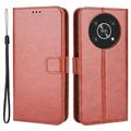 Honor Magic4 Lite/X30/X9 5G Wallet Schutzhülle mit Magnetverschluss - braun