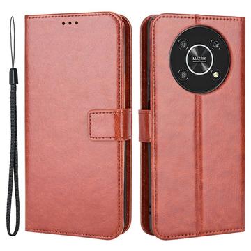 Honor Magic4 Lite/X30/X9 5G Wallet Schutzhülle mit Magnetverschluss - braun