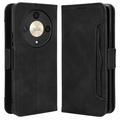 Honor Magic6 Lite/X9b Wallet Hülle mit Kartenhalter - Schwarz
