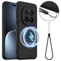 Honor Magic7 Pro Liquid Silikonhülle - MagSafe-kompatibel - Schwarz