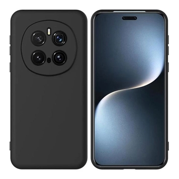 Honor Magic7 Pro Liquid Silikonhülle (Offene Verpackung - Bulk Befriedigend) - Schwarz