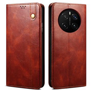 Honor Magic7 Pro Wallet Hülle mit Magnetverschluss - Braun