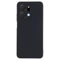 Honor X7a Anti-Fingerabdrücke Matte TPU Hülle - Schwarz