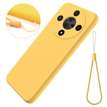 Honor X9b Liquid Silikon Case - Gelb