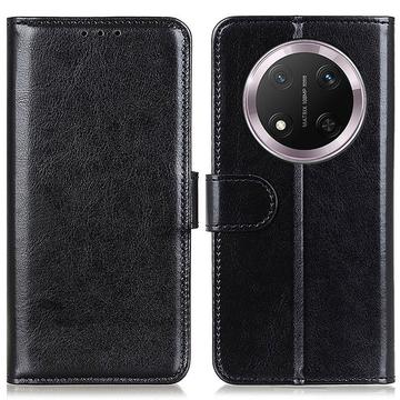 Honor X60 Pro/X9c/Magic7 Lite Wallet Schutzhülle mit Magnetverschluss - Schwarz