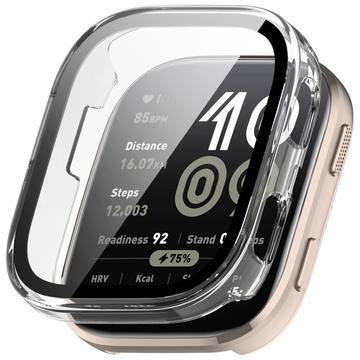 Huami Amazfit Bip 6 Kunststoff Hülle mit Panzerglas - Durchsichtig