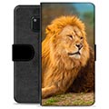Huawei Mate 20 Pro Premium Schutzhülle mit Geldbörse - Löwe