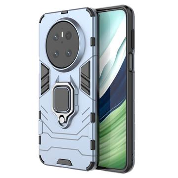 Huawei Mate 70 Hybrid-Hülle mit Ringhalterung - Blau