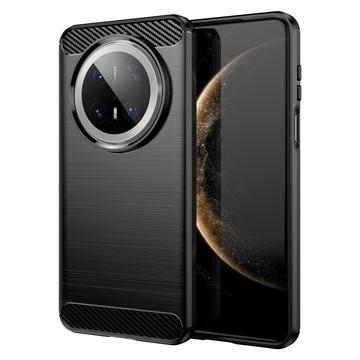 Huawei Mate 70 Pro/70 Pro+ Gebürstete TPU Hülle - Karbonfaser
