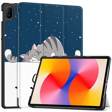 Huawei MatePad SE 11 Tri-Fold Serie Smart Folio Hülle - Katze