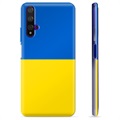 Huawei Nova 5T TPU Hülle Ukrainische Flagge - Gelb und Lichtblau