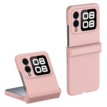 Huawei Nova Flip Gummierte Kunststoff Hülle - Rosa