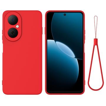 Huawei Nova Y73 Liquid Silikonhülle mit Handschlaufe
